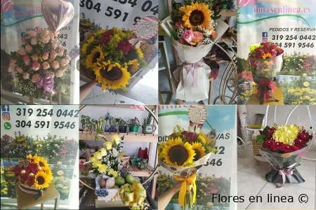Flores en linea - Feliz día amor