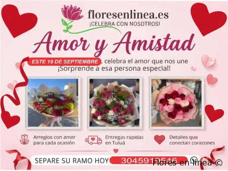 Deslumbra en el Día de Amor y Amistad con un ramo de flores